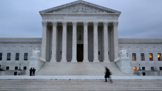 Exterior of U.S. Supreme Court builDING