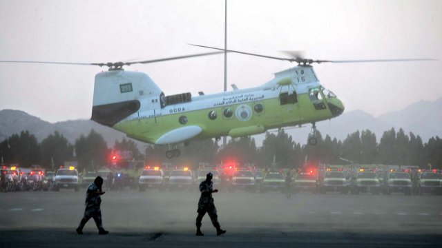 Saudi Arabian military helicopter
