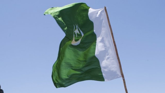 Pakistan's flag.