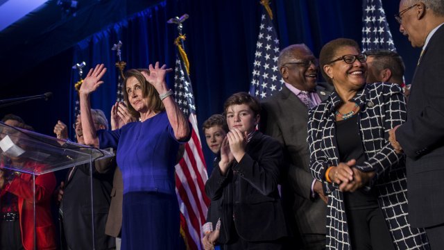 House Minority Leader Nancy Pelosi and House Democrats