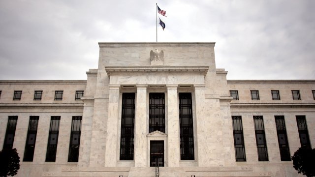 Exterior of the Federal Reserve building