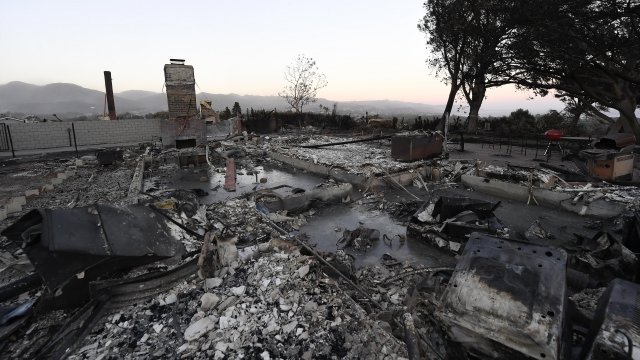 Destruction following Camp Fire