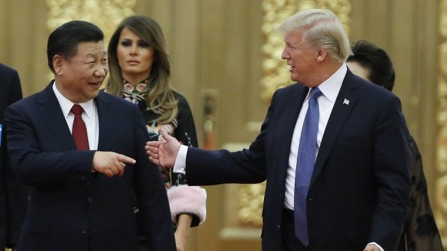 U.S. President Donald Trump and Chinese President Xi Jinping at the G-20 summit.