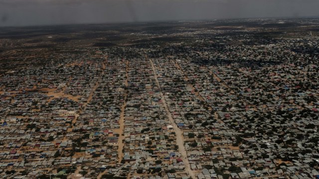 Aerial view of Mogadishu