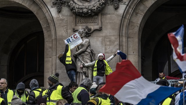 So-called "yellow vest" protests in France