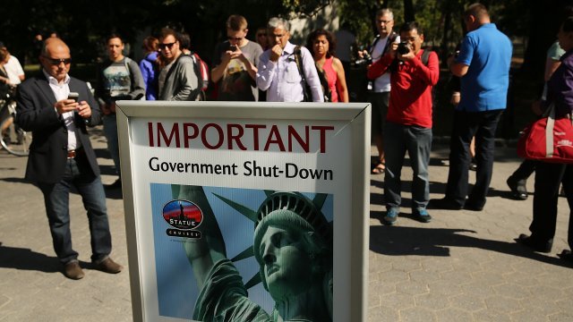 National Parks and monuments like the Statue of Liberty were closed during the 2013 government shutdown.