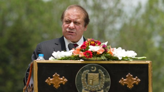 Former Pakistani Prime Minister Nawaz Sharif