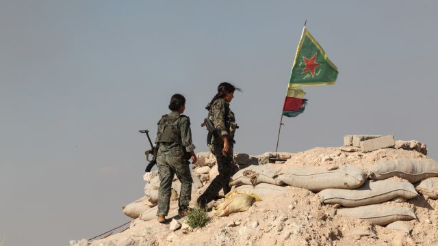 Kurdish forces in Syria.