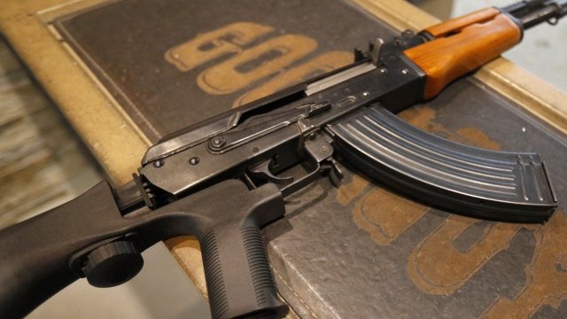 An AK-47 rifle