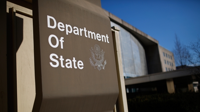 State Department building sign