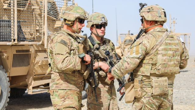 U.S. troops patrol Afghanistan