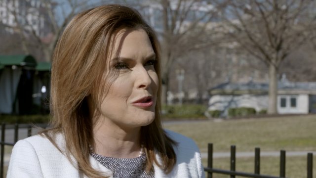 White House Director of Strategic Communications Mercedes Schlapp talks with Newsy