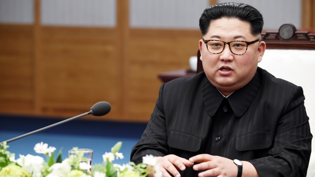 North Koraen Leader Kim Jong-un speaks