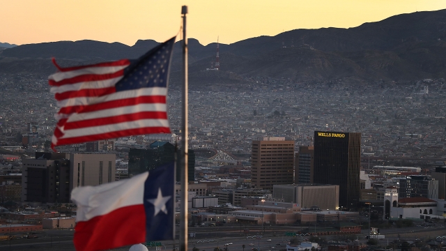 El Paso, Texas skyline.