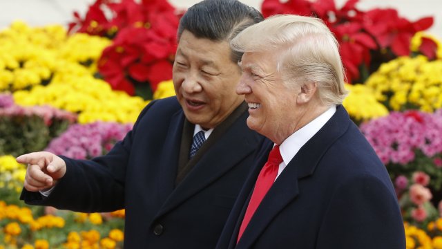 Chinese President Xi and U.S. President Trump