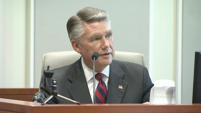 Mark Harris speaks to North Carolina's Board of Elections