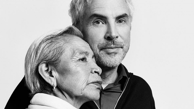 Alfonso Cuarón and Liboria "Libo" Rodríguez.