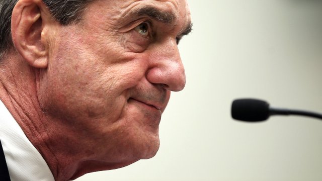 Then- FBI Director Robert Mueller testifies during a hearing before the House Judiciary Committee. He's now Special Counsel.
