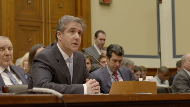 Michael Cohen testifies before a House committee