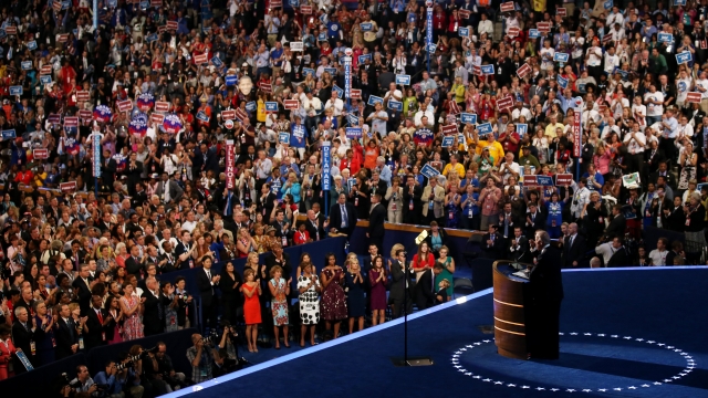 Democratic National Convention in 2012 in Charlotte, North Carolina.