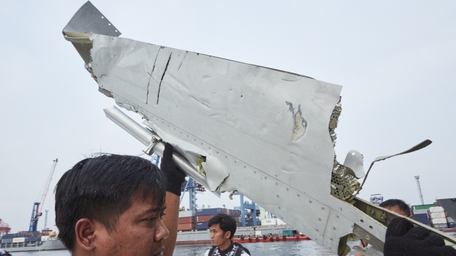 Part of crashed Lion Air plane