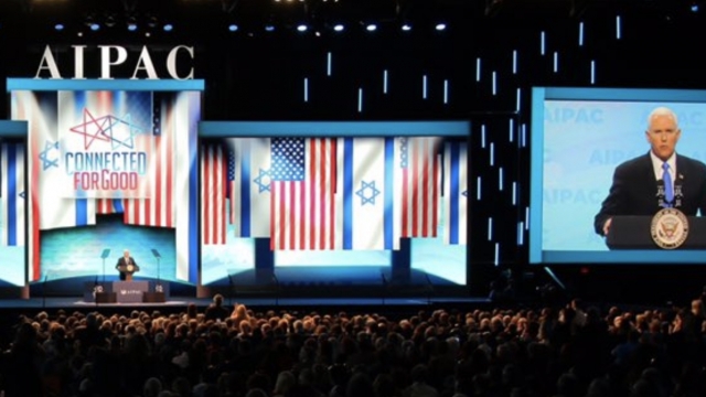 Vice President Mike Pence speaks at AIPAC conference