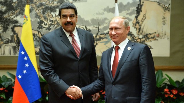 Venezuelan President Nicolás Maduro and Russian President Vladimir Putin
