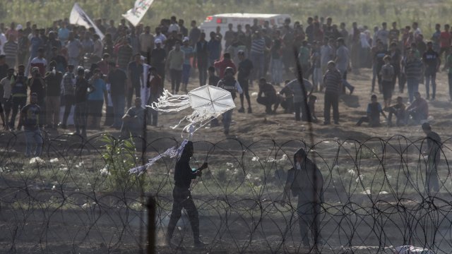 Protests at the Gaza border