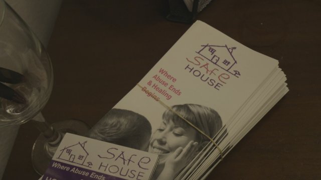 Pamphlets offered to domestic violence survivors at a local shelter in Henderson, Nevada.