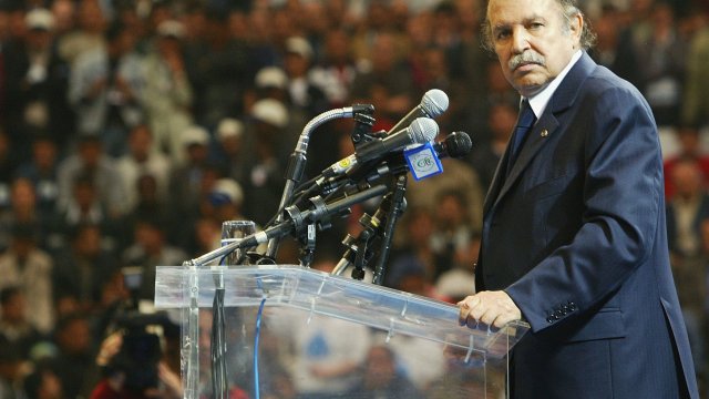 Former Algerian President Abdelaziz Bouteflika