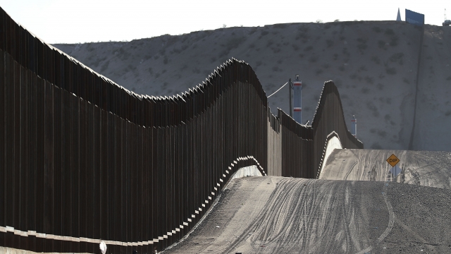 A fence along the U.S.-Mexico border