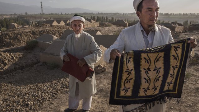 Uighur men