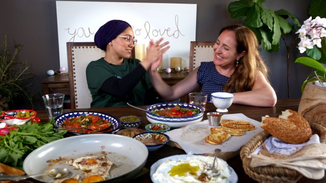 Mai Kakish and Abeer Najjar, two Arab women chefs who helped spearhead #AprilIsForArabFood