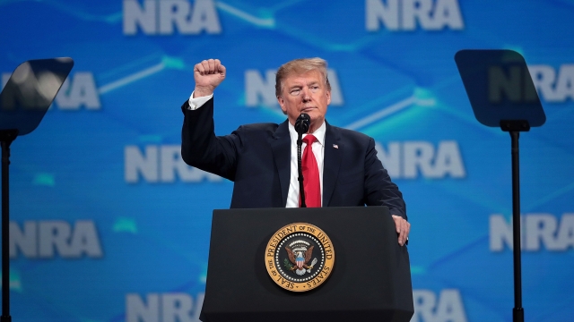 President Trump at NRA event