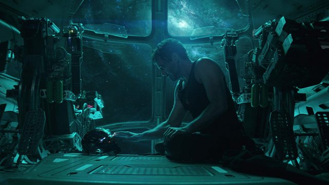 Robert Downey Jr. as Iron Man in "Avengers: Endgame"