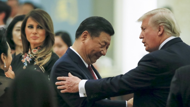 Chinese President Xi Jinping and U.S. President Donald Trump