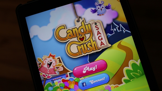 "Candy Crush" on an iPad