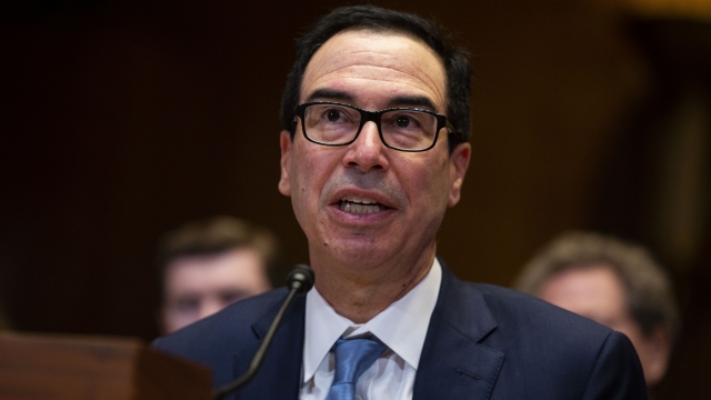 U.S. Secretary of Treasury Steve Mnuchin testifies at a Financial Services and General Government Subcommittee hearing