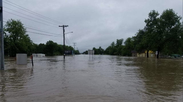 Flash flooding in Oklahoma