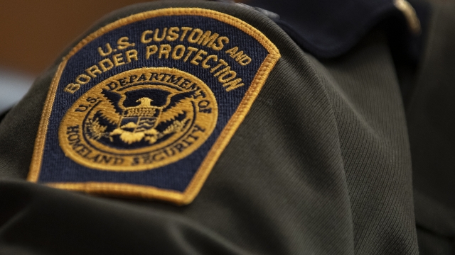 A U.S. Customs and Border Protection patch