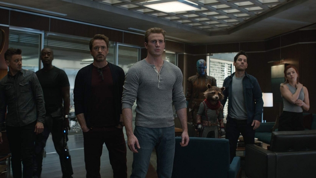 A promotional image for "Avengers: Endgame"