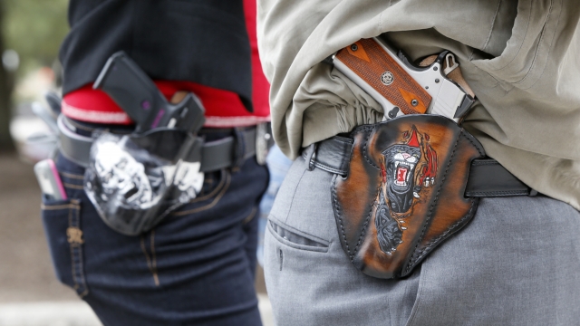 People in Texas carry their handguns in public