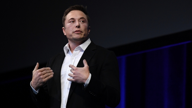 Elon Musk presents