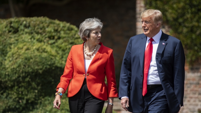 President Trump and Prime Minister Theresa May