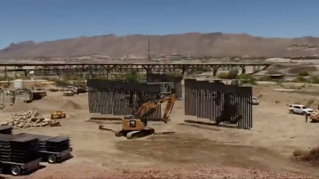 We Build the Wall works on border barrier