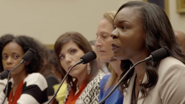 Women testify before a House committee about abortion