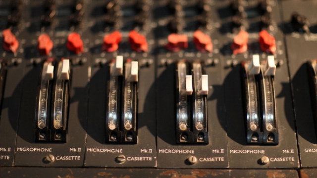 Music studio soundboard