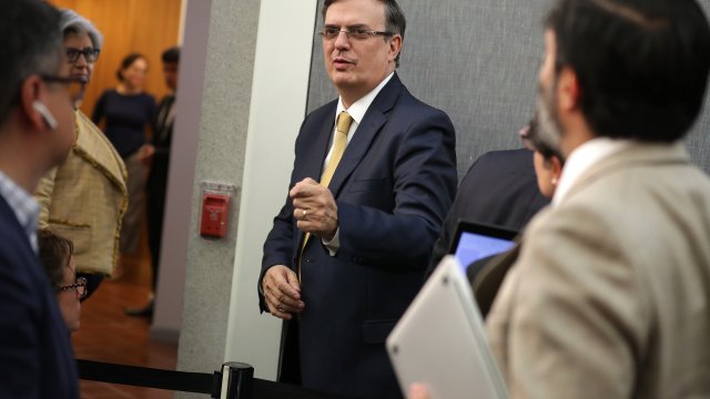 Mexico's Foreign Minister Marcelo Ebrard