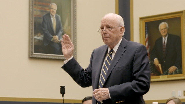 Former White House Counsel John Dean testifies before the House Judiciary Committee.