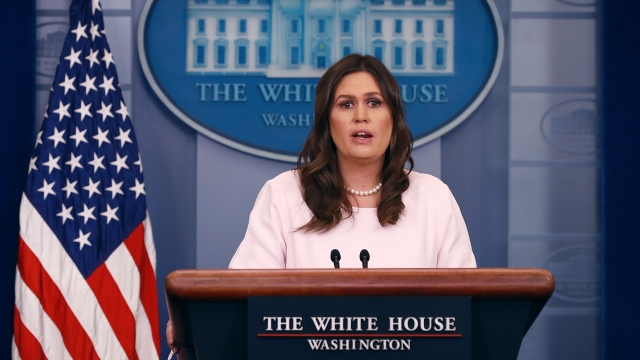 White House Press Secretary Sarah Sanders